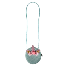 Straw Handbag 12cm - Unicorn